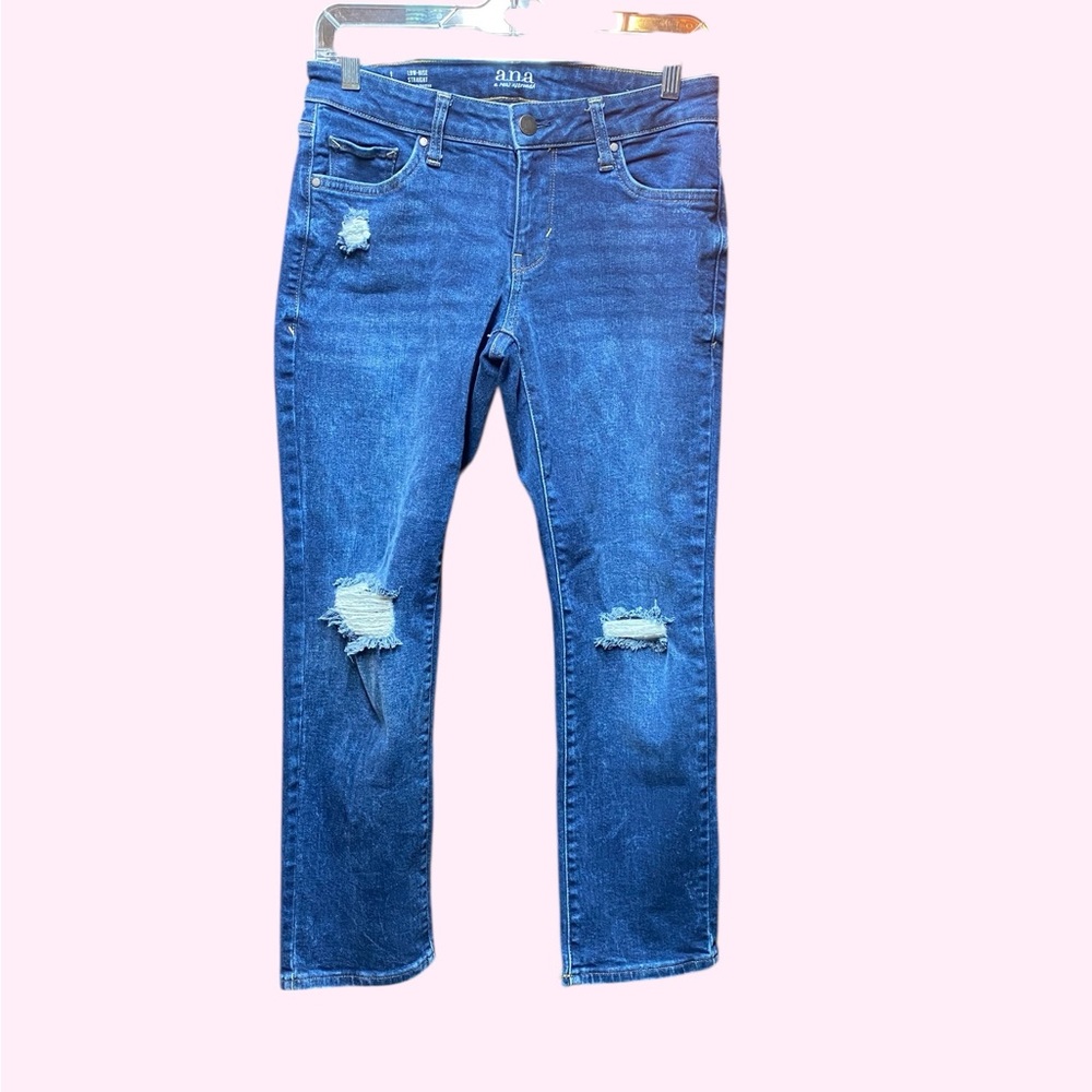 A.N.A  Lo Rise Straight Jeans Size 4